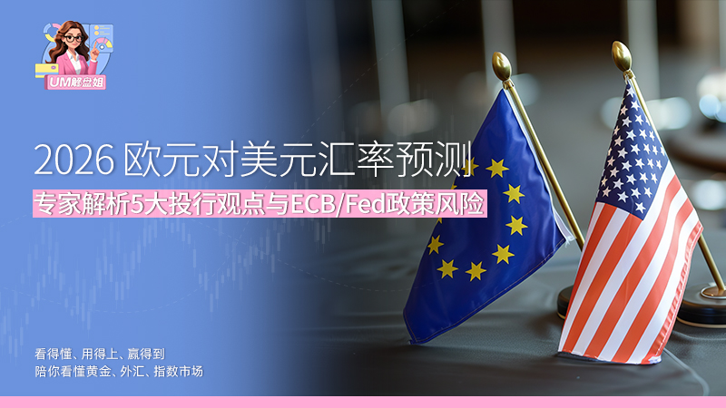 2026 欧元对美元汇率预测：专家解析5大投行观点与ECB/Fed政策风险